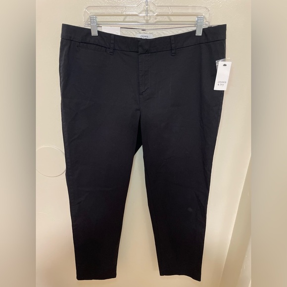 ✨NWT Crown & Ivy Black Pants Size 16 - Picture 1 of 9